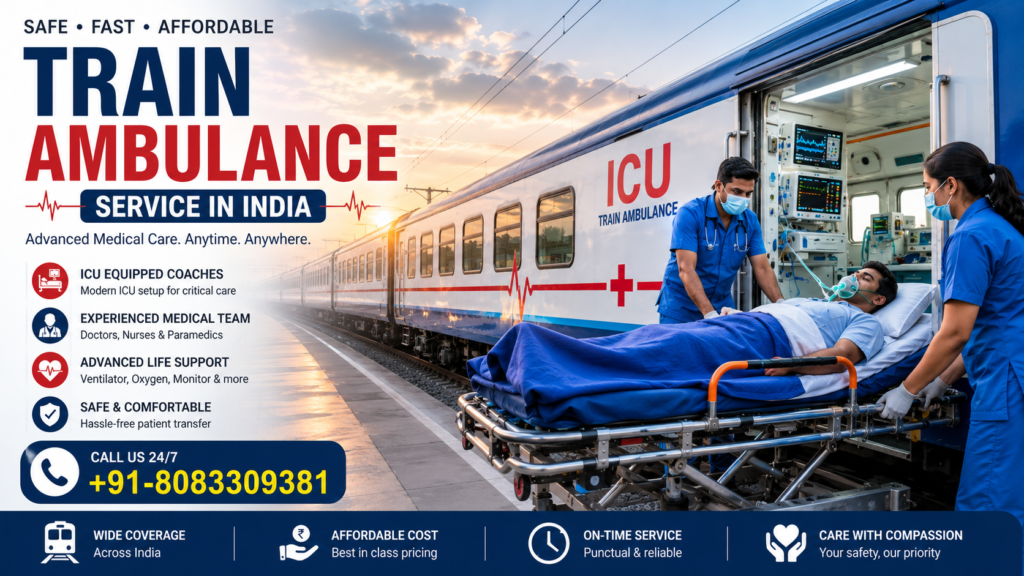Train Ambulance Service Cost in India: Complete Guide to Affordable ICU Patient Transfer